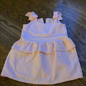 Janie and Jack Purple Sleeveless Sundress with Square Neck